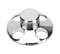 Cryfokt Estabilizador de Tocadiscos, Estabilizador de Peso Récord con Reducción de Vibración, Calidad de Sonido Mejorada, Amortiguador de Peso Versátil para Tocadiscos LP, Reproductores (SILVER)