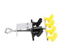 Cryfokt Estación de Soporte para Aerógrafo, Soporte 4 en 1, Resistencia Estructural Firme para Entusiastas del Maquillaje, Metal + Plástico