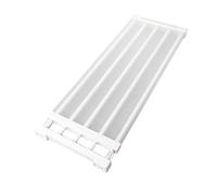 Cryfokt Estante para Armario, Estante Divisor Extensible para Bufandas y Cinturones, Tensor para Armario Hecho de Material Duradero, Ideal para Guardar Libros y Abrigos (75-120 cm / 29,5-47,2