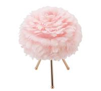 Cryfokt Feather Shade Desk Lamp Elegant Atmosphere Light for Bars and