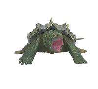 Cryfokt Figura de Tortuga Mordedora Pintada a Mano, Modelo Animal Exquisito para Juguetes para Niños y Decoración del Hogar, Ligera, 1 Unidad