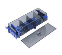 Cryfokt Filtro Colgante para Acuario, Innovador Filtro Potente Colgante Doble para Pecera, Montaje en Pared de Plástico