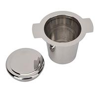 Cryfokt Filtro de Hojas de té de Acero Inoxidable, Colador Multifuncional Duradero para té y café, Plata 304, Fácil de Limpiar 1 Unidad