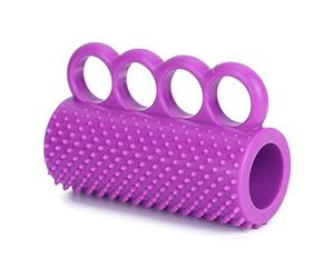 Cryfokt Fortalecedor de Agarre Manual para Recuperación de Accidentes Cerebrovasculares, Ejercitador Flexible para Pacientes con Hemiplejía, 4,4 Pulgadas, Color Morado, 1 Unidad