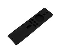 Cryfokt Funda de Silicona Suave para Mando a Distancia con Recortes Precisos para Mi Box S, Funda Protectora Lavable a Prueba de Golpes para Mi TV Stick (Black)
