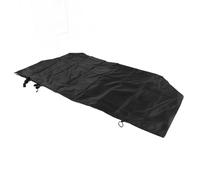 Cryfokt Funda para Mesa Exterior de Poliéster 420D Plateado, Cubierta con | Funda para carrito de comedor resistente, tela Oxford reflectante al calor, resistente al viento con correas ajustables,