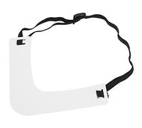 Cryfokt Guía de Recorte Duradera para Hombres con Diadema Ajustable Herramienta para Dar Forma Al Bigote para Regalo de Navidad Plástico Blanco