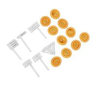 Cryfokt Herramienta de Cabeza de Hardfall, 21 PCS Reemplazo de la Cabeza del Disco Hardi -Vibración -Vibración Práctica Amplia Rango para la Reparación