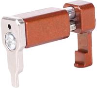 Cryfokt Herramienta de Entonación de Puentes de Guitarra, Puente de Vibrato Portátil, Ajustador de Puente de Trémolo de Aleación de Zinc Dura Profesional, Vibrato de Diseño Fácil de