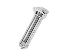 Cryfokt Herramienta Multifuncional Compacta, Mini Llave Ajustable, Extractor de Clavos Portátil para Actividades Al Aire Libre, Zinc y Aluminio, 1x