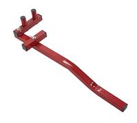 Cryfokt Herramienta para Enderezar Terrazas, Operación sin Esfuerzo por una Sola, Enderezadora de Tablas de Terraza de Múltiples ángulos, Dobladora de Tablas con Revestimiento Rojo de Acero de