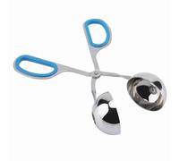 Cryfokt Herramienta para Hacer Albóndigas de Acero Inoxidable 304, Clip Duradero y Antiadherente para Albóndigas y Bolas de Arroz Fáciles, Azul/rojo, 7,5x3,1x1,9 Pulgadas (BLUE)