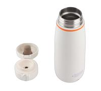 Cryfokt Hervidor Eléctrico de Viaje, Caldera de Agua Caliente Portátil de Acero Inoxidable 316 de 350 Ml, Taza Aislada con Termo Térmico con Calentamiento Rápido, Ideal para el Hogar, la Oficina, té