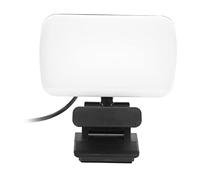 Cryfokt Iluminación con Zoom con 120 Cuentas de Lámpara LED 3 Opciones de Color para Videollamadas Brillo Ajustable Adecuado para Trabajo Remoto
