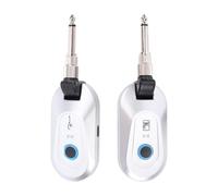 Cryfokt Inalámbrico de Guitarra, Transmisor y Receptor Inalámbrico de Guitarra de 2,4 GHz con Batería Recargable, Alcance de 50 M, Rotación de 220 Grados para bajo de