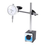 Cryfokt Indicador de Dial con Base Magnética, Juego de Indicadores de Prueba de Dial de Rango de 0 a 10 Mm, Soporte de Base Magnética de Brazo Ajustable para Taller, Laboratorio