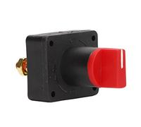 Cryfokt Interruptor de Corte de Batería, Aislador Maestro de Alta Resistencia para Barcos y Camiones con Pernos Internos Chapados en Cobre y Carcasa Ignífuga