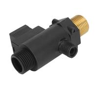 Cryfokt Interruptor de Sensor de Flujo de Agua de Aleación de Zinc, Gestión de Presión de Alta Precisión para Sistemas de Calefacción Eficientes, 90 G