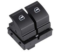 Cryfokt Interruptor de Ventana Eléctrico para B6 MK5 2K0959857A Reemplazo Directo Diseño Adaptable Apto para Negro