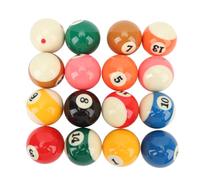 Cryfokt Juego de Bolas de Billar 2,25 Pulgadas Tamano Reglamentario, | Bolas de mesa de billar con material de resina duradero, para mesas de billar americano, juego completo de 16 bolas