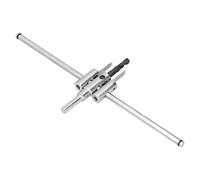 Cryfokt Juego de Herramientas de Corte de Agujeros Circulares Ajustables para Carpintería con Ajuste de Diámetro Continuo, para Incisiones Circulares en Madera/Plástico/Acrílico, Cuchillas HM y HSS