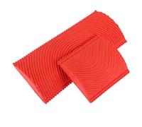 Cryfokt Juego de Herramientas de Pintura con Efecto de Veta de Madera para Decoración de Paredes, 2 Cepillos de Goma DIY para Efectos Vibrantes