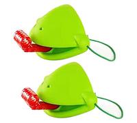 Cryfokt Juego de Lengua Interactivo para Diversión Familiar, Diseño Resistente Al Agua y Seguro, Incluye 2 Accesorios para la Lengua y 10 Tarjetas de Destino, Ideal para Niños