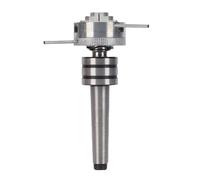 Cryfokt Juego de Mandril de Torno de Madera de 3 Mordazas, Rango de Sujeción de 10-35 Mm, Mandril Autocentrante con Vástago de Eje MT 2, Herramientas de Torno para Carpintería,