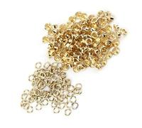 Cryfokt Juego de Perforación de Cuero, Manualidades de Bricolaje de 5 Mm de 5 Mm, Botón de Ojales de Metal Axilas de Metal para Ropa de Lienzo de Cuero para Proyectos de Bricolaje o Manualidades