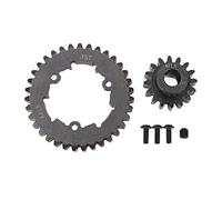 Cryfokt Juego de Piñón de Engranaje Recto de Acero 35T, Repuesto Resistente Al Desgaste para Coches X Maxx 6S 8S RC (18T)