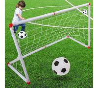 Cryfokt Juego de Red con Poste de Portería de Fútbol para Niños, Juguete de Pelota de Simulación Duradero para Práctica en el Patio Trasero del Jardín (106CM)