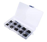 Cryfokt Juego de Tornillos de Cabeza Cruzada Negra de 501 Piezas con Destornillador para Reparación y Montaje Kit Surtido de Acero Al Carbono para Entusiastas del Bricolaje