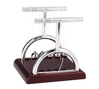Cryfokt Juguete Científico de Bolas de Equilibrio para Enseñar Física, Cuna de 5 Bolas de Acero para Aliviar el Estrés y la Fatiga del Estudio