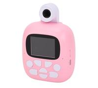 Cryfokt Juguete de Cámara Digital, Cámara de Impresión Instantánea 1 Rollo de Impresión Papel 1080p con Juegos de Reproductor de Música para Viajar