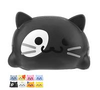 Cryfokt Juguete Musical, 8 Piezas de Aprendizaje de Piano Sensible Al Tacto con Escala Musical Juguetes de Silicona para Animales Caja de Soporte Plegable para Niños y Adultos (Gata)