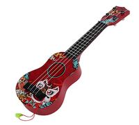Cryfokt Kids Toy Ukulele Safe Plastic Guitar for Preschool Children, (Rojo)
