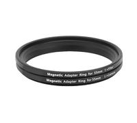 Cryfokt Kit de Adaptador de Filtro Magnético, Filtro de Rosca de Converso de 55-55 Mm Al Adaptador de Magnético Aleación de Aluminio de Ajuste de Precisión para Fotografía
