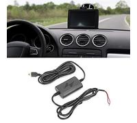 Cryfokt Kit de Cableado Duro para Cámara de Salpicadero de 12 V/24 V A 5 2,5 A, Ajuste Recto Estable para Línea de Reducción Mini USB para Monitoreo de Estacionamiento, Cable de Protección Oculto de