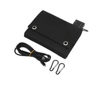 Cryfokt Kit de Cargador de Panel Solar Plegable de 25 W con 8 Paneles Solares de Alta Eficiencia para Actividades Al Aire Libre Diseño Portátil Liviano