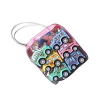 Cryfokt Kit de Coche de Juguete para Tirar hacia Atrás, Coches Pequeños Bonitos, No Requiere Batería para Niños, Tiempo de Juego, Diseño Esmaltado de 6 Piezas (Tipo 3)