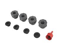 Cryfokt Kit de Montaje de Mampara de Barril de Lluvia de PVC Duradero de 3/4 Pulgadas con Tapones para Barriles de Lluvia, Tanques de Agua, Piscinas, Acuarios, Conector de Espiga Universal para la