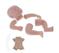Cryfokt Kit de Muñeca Reborn de Silicona sin Pintar, Juego de Moldes para bebé DIY para Entusiastas de la Artesanía, Material Suave Importado para Fabricación de Muñecas de Simulación de 19 Pulgadas