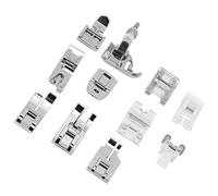 Cryfokt Kit de Prensatelas para Máquina de Coser Doméstica, Piezas de Costura Resistentes a la Corrosión para Elina/con 11 Unids/set