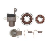 Cryfokt Kit de Reconstrucción de Alternador Rodamientos de Cepillos Resistentes a Altas Temperaturas para Apto para xD: 2 Rodamientos, 2 Cepillos, 1 Rectificador, 1 Portaescobillas para Taller