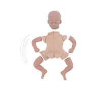 Cryfokt Kits de Muñecas de Vinilo de 20 Pulgadas sin Pintar Kits de Muñecas para Niños Pequeños Reborn, DIY Baby Incluyen Extremidades, Cabeza, Cuerpo de Tela para Muñecas Recién