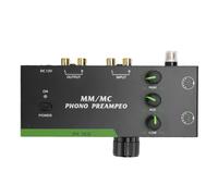 Cryfokt La Mejora de Sonido Balanceada del Preamplificador de Fono Admite Salida de Auriculares de 3,5 Mm para Audiófilos (Enchufe europeo (220-240 V))