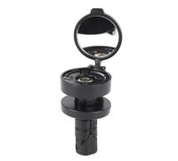 Cryfokt Lente Convexa de Vidrio HD Ajustable Estructura Estable Espejo Retrovisor de Ciclismo Seguro con Fácil Instalación Adecuado para Varios Manillares Ideal para Aventuras Al Aire