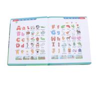 Cryfokt Libro de Aprendizaje Que Habla Inglés, Juguete Educativo con Sonido Interactivo para Niños de 3 Años en Adelante ABS 29 X 25 X 2 Cm