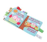 Cryfokt Libro de Tela para Bebés Juguete Educativo con Diseño de Animales Lindos para el Aprendizaje Temprano, No Tóxico y Resistente Al Desgaste, Perfecto para la Hora de Jugar del bebé, 1 Libro de