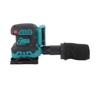 Cryfokt Lijadora Orbital Aleatoria Eléctrica, 8000 a 12000 Rpm Máquina Lijadora Orbital Eléctrica Inalámbrica de Velocidad Variable con Mango Ergonómico, 15 Papeles de Lija